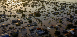 Impacto das enchentes na economia rio-grandense
