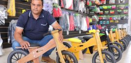 Com apoio do Tecpar, empresário cria bicicleta ecológica